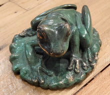 Load image into Gallery viewer, Bronze Sculpture - Tree Frog with Eggs - 6/50 by Silvio Apponyi
