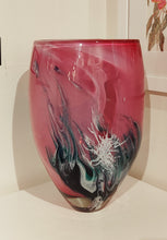 Load image into Gallery viewer, Turkish Meadow Flower Vase -Tim Shaw Glass Artist