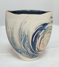 Load image into Gallery viewer, Carved vessel -medium - Indigo Clay