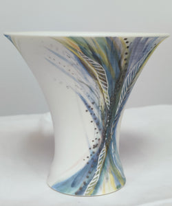Vase - White Interior - Indigo Clay