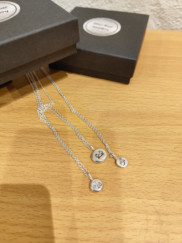 Zodiac Pebble Pendant - Recycled Sterling Silver - Silver Rose Jewellery